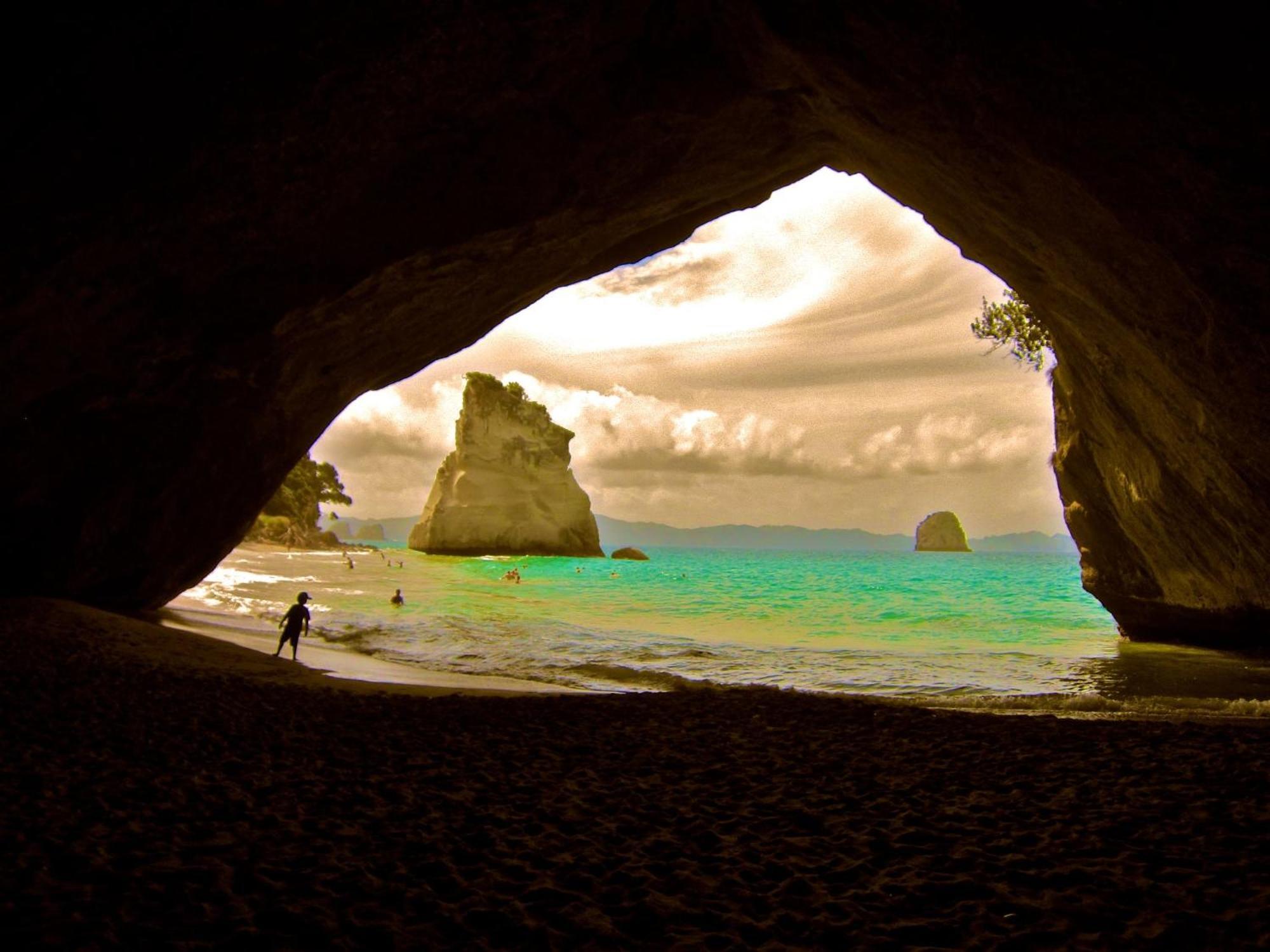 Appartement Cathedral Cove And Sunrise à Hahei Extérieur photo